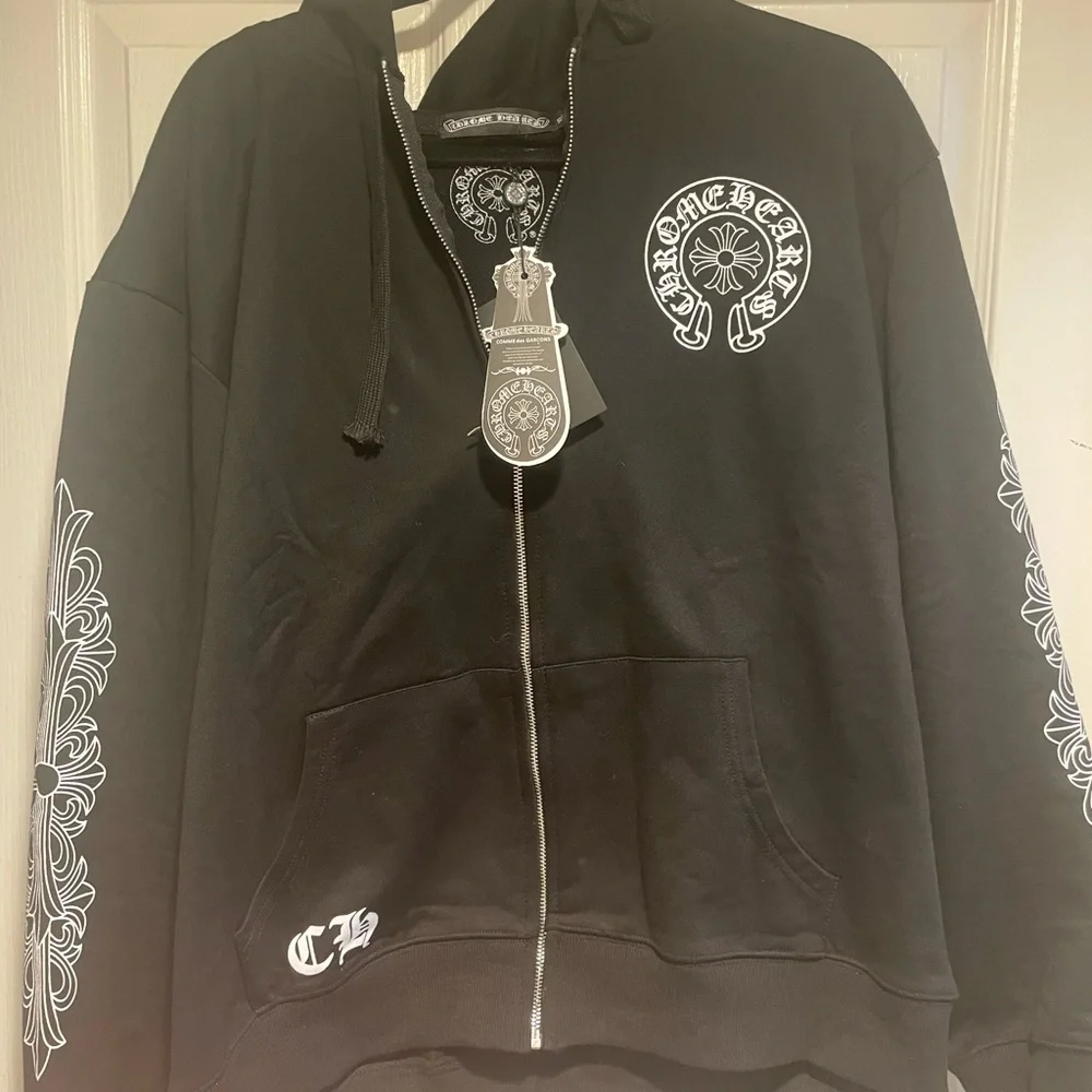 Comme des Garcons | Jackets & Coats | Chrome Hearts Black Hoodie